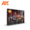 AK Interactive AK11762 Historical Figures S. XVI-XVIII By Pepe Gallardo Acrylic Paint Set 3rd Generation