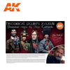 AK Interactive AK11762 Historical Figures S. XVI-XVIII By Pepe Gallardo Acrylic Paint Set 3rd Generation