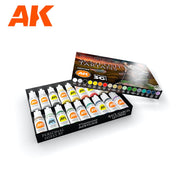 AK Interactive AK11766 Raul Garcia Latorre Signature Set Scottish Tartans Paint Set