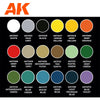 AK Interactive AK11766 Raul Garcia Latorre Signature Set Scottish Tartans Paint Set