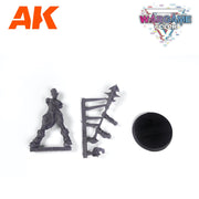 AK 11768 Battle Orc Wargame Acrylic Paint with Figure Starter Set (3rd Generation)