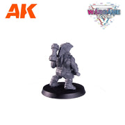 AK 11769 Crusher Dwarf Wargame Acrylic Paint with Figure Starter Set (3rd Generation)