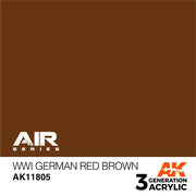 AK Interactive AK11805 WWI German Red Brown Acrylic Paint 17ml 3rd Generation