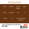 AK Interactive AK11805 WWI German Red Brown Acrylic Paint 17ml 3rd Generation