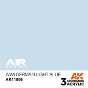 AK Interactive AK11806 Air Series WWI German Light Blue Acrylic Paint 17ml 3rd Generation