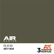 AK Interactive AK11834 Air Series RLM 80 Acrylic Paint 17ml 3rd Generation
