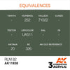 AK Interactive AK11838 Air Series RLM 82 Acrylic Paint 17ml (3rd Generation)