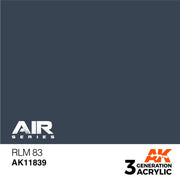 AK Interactive AK11839 Air Series RLM 83 Acrylic Paint 17ml 3rd Generation