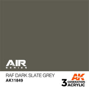 AK Interactive AK11849 Air Series RAF Dark Slate Grey Acrylic Paint 17ml 3rd Generation
