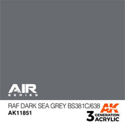 AK Interactive AK11851 Air Series RAF Dark Sea Grey BS381C/638 Acrylic Paint 17ml 3rd Generation