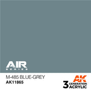 AK Interactive AK11865 Air Series M-485 Blue-Grey Acrylic Paint 17ml 3rd Generation
