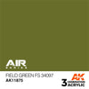 AK Interactive AK11875 Air Series Field Green FS 34097 Acrylic Paint 17ml 3rd Generation