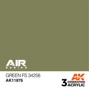 AK Interactive AK11876 Air Series Green FS 34258 Acrylic Paint 17ml 3rd Generation