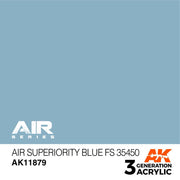 AK Interactive AK11879 Air Series Air Superiority Blue FS 35450 Acrylic Paint 17ml 3rd Generation