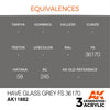AK Interactive AK11882 Air Series Have Glass Grey FS 36170 Acrylic Paint 17ml 3rd Generation