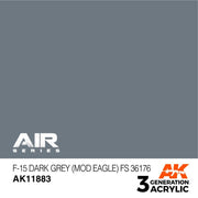 AK Interactive AK11883 Air Series F-15 Dark Grey Mod Eagle FS 36176 Acrylic Paint 17ml 3rd Generation