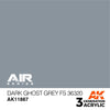 AK Interactive AK11887 Air Series Dark Ghost Grey FS 36320 Acrylic Paint 17ml 3rd Generation