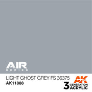AK Interactive AK11888 Air Series Light Ghost Grey FS 36375 Acrylic Paint 17ml 3rd Generation