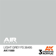 AK Interactive AK11889 Light Grey FS 36495 Acrylic Paint 17ml 3rd Generation
