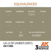 AK Interactive AK11892 Air Series IJN J3 SP Amber Grey Acrylic Paint 17ml 3rd Generation