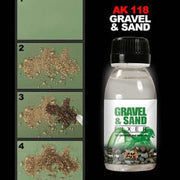 AK Interactive AK118 Gravel & Sand Fixer 100mL