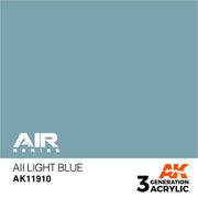 AK Interactive AK11910 Air Series AII Light Blue Acrylic Paint 17ml 3rd Generation