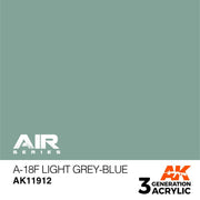AK Interactive AK11912 Air Series A-18f Light Grey-Blue Acrylic Paint 17ml 3rd Generation