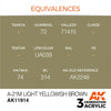 AK Interactive AK11914 Air Series A-21m Light Yellowish Brown Acrylic Paint 17ml 3rd Generation
