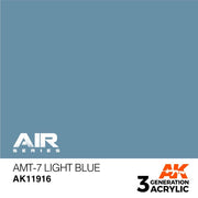 AK Interactive AK11916 Air Series AMT-7 Light Blue Acrylic Paint 17ml 3rd Generation