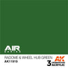 AK Interactive AK11919 Air Series Radome and Wheel Hub Green Acrylic Paint 17ml 3rd Generation