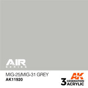 AK Interactive AK11920 Air Series MiG-25/MiG-31 Grey Acrylic Paint 17ml 3rd Generation