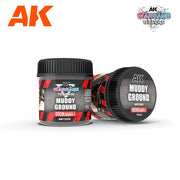AK Interactive AK1226 Muddy Ground Enamel Liquid Pigment 100ml