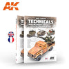AK Interactive AK130004 Technicals Modeling Modern Light Vehicles From 1950s and Beyond English and French By Max Lemaire