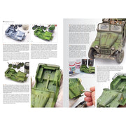 AK Interactive AK130004 Technicals Modeling Modern Light Vehicles From 1950s and Beyond English and French By Max Lemaire