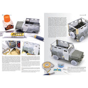 AK Interactive AK130004 Technicals Modeling Modern Light Vehicles From 1950s and Beyond English and French By Max Lemaire