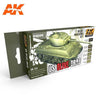 AK Interactive AK131 US Olive Drab Modulation Paint Set Acrylic