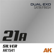 AK Interactive AK1541 Dual Exo Sc-Fi 21A Silver 60ml