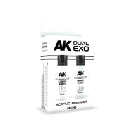 AK Interactive AK1543 Dual Exo Set 1 1A Xtreme White and 1B Robot White