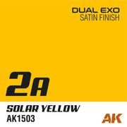 AK Interactive AK1544 Dual Exo Set 2 2A Solar Yellow and 2B Pluto Stone