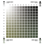 AK Interactive AK1555 Dual Exo Set 11 11A Ghost Green and 11B Rebel Green