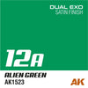 AK Interactive AK1556 Dual Exo Set 12 12A Alien Green and 12B Viridian Green