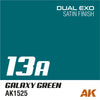 AK Interactive AK1557 Dual Exo Set 13 13A Galaxy Green and 13B Chaos Green