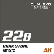 AK Interactive AK1581 Dual Exo Set 22 22A Light Stone and 22B Dark Stone
