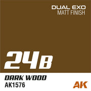 AK Interactive AK1583 Dual Exo Set 24 24A Light Wood and 24B Dark Wood