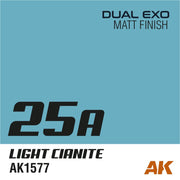 AK Interactive AK1584 Dual Exo Set 25 25A Light Cianite and 25B Dark Cianite