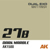 AK Interactive AK1586 Dual Exo Set 27 27A Light Marble and 27B Dark Marble