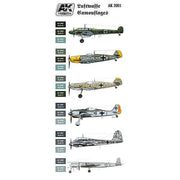 AK Interactive AK2001 Air Series Luftwaffe Camouflages Paint Set Acrylic*