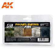 AK Interactive AK2070 Air Weathering Paneliners Set Enamel