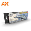 AK Interactive AK2140 Air Series US Modern Aircraft 2 Paint Set Acrylic