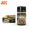 AK Interactive AK300 Weathering Wash for Dark Yellow Vehicles Enamel 35mL